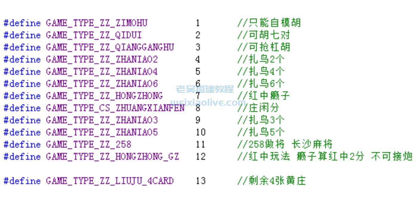 房卡麻将游戏算法修改课程一  第12张