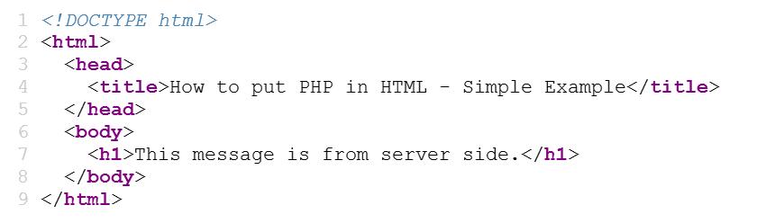 如何在 HTML 中使用 PHP  第2张