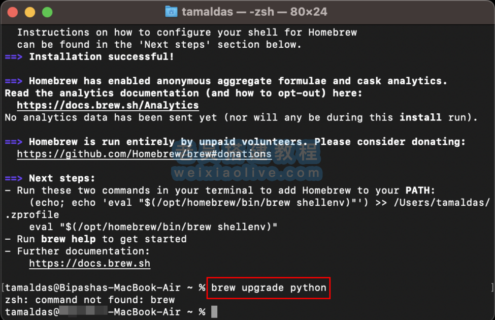 如何在 Mac 上安装 Python  第6张