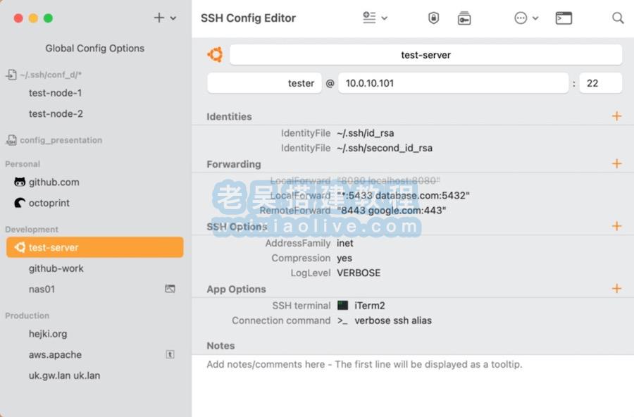 SSH配置编辑器工具SSH Config Editor Pro for Mac 2.6.3免注册版 