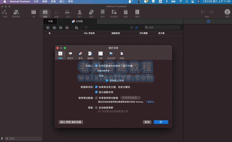 数据库管理工具 Navicat Premium for Mac 16.3.5 中文版免激活  第1张