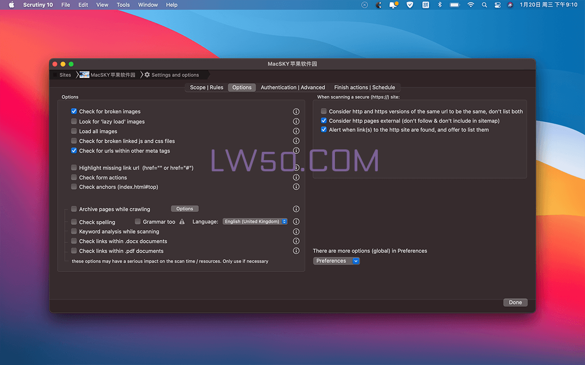 网站死链检测工具Scrutiny for Mac v12.9.1网站SEO辅助工具  第2张