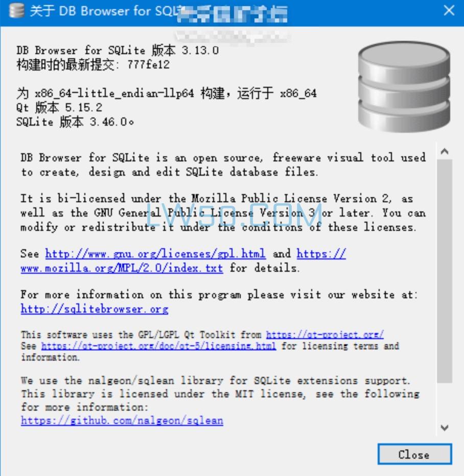 SQLITE管理工具DB Browser for SQLite 3.13.0 正式版本  第1张