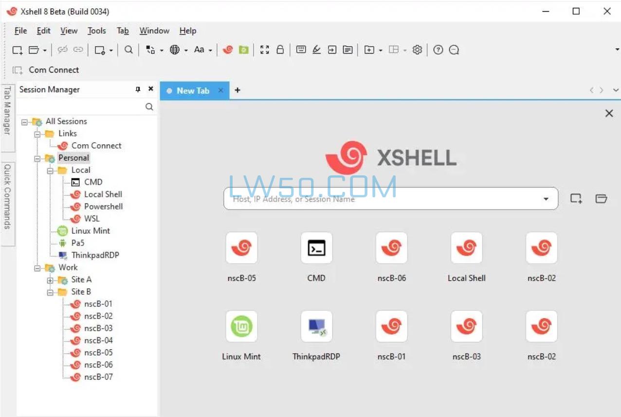 远程终端连接管理工具Xshell 8.0