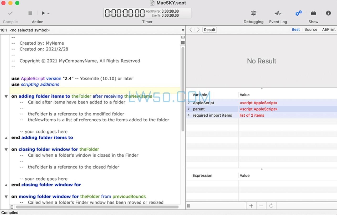 AppleScript脚本调试工具Script Debugger for Mac  8.0.10免激活版 第2张